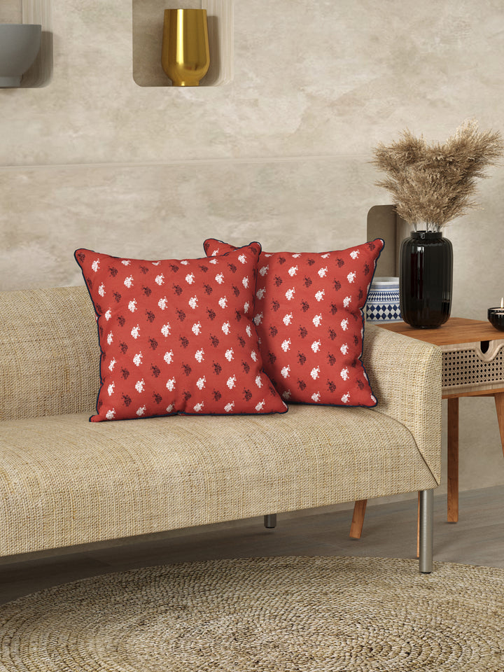 Cushion Covers Set of 2; Polo Design