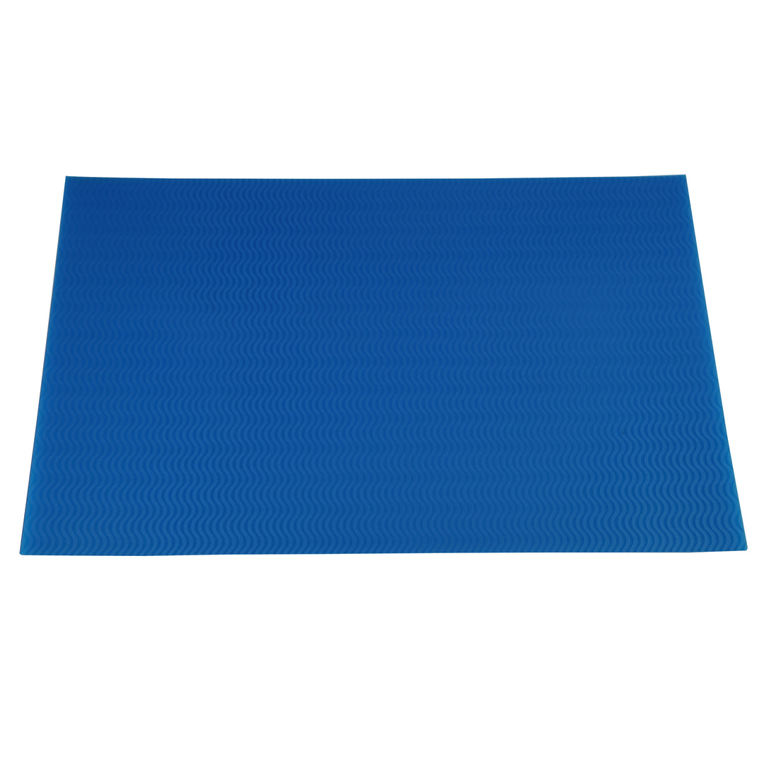 PVC Table Mats, Kitchen & Dining Placement; Set of 6 Pcs; Color - Blue