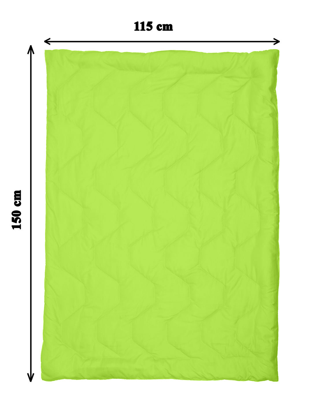 Babies & Kids All Season Reversible Comforter; 200 GSM; Green & Sea Green