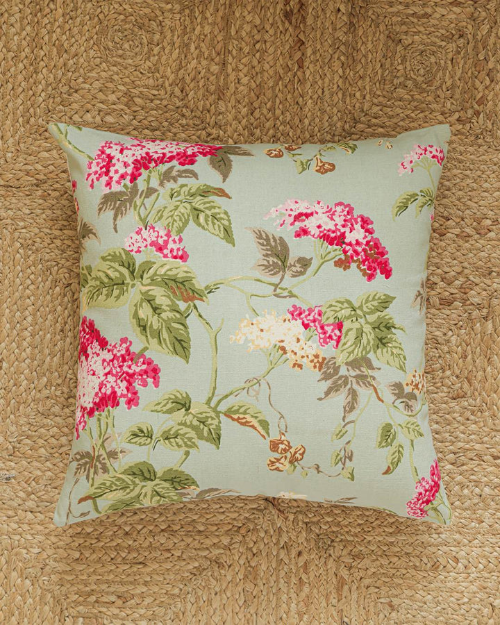 Duck Cotton Decorative Cushion Covers English Garden | Set of 2 Cushion Covers 12x12 Inch