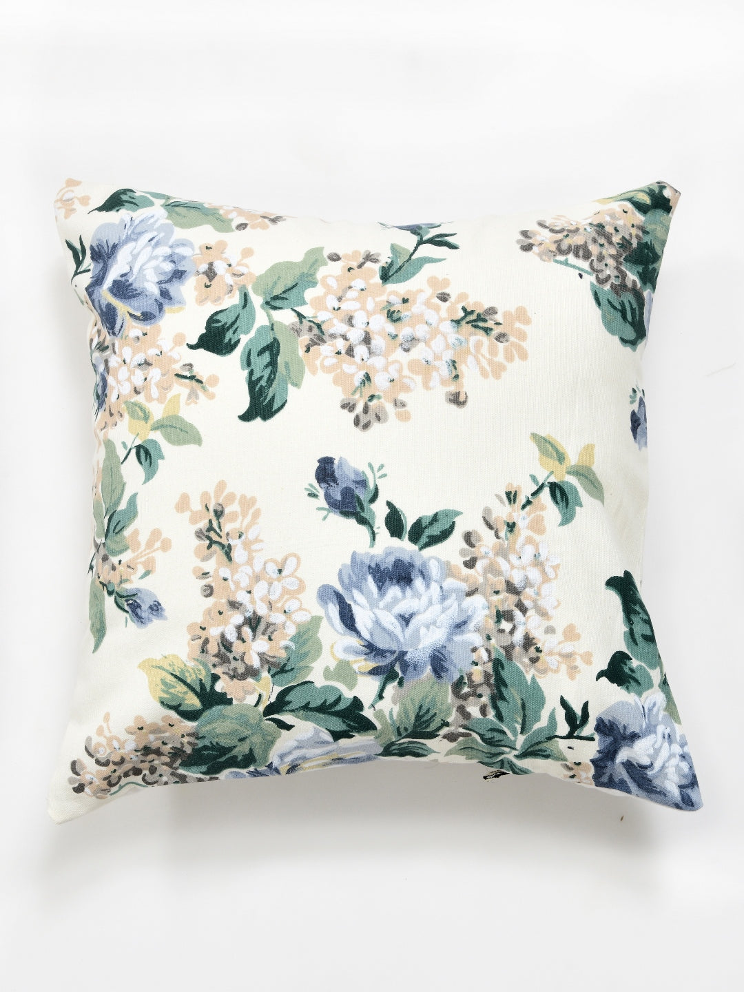 Spring Meadow Floral Printed Cotton 20x20 Inch Cushion Covers Pack of 2