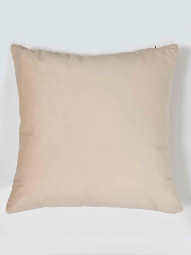 Velvet Cushion Covers; Set of 2; Zebra On Cream