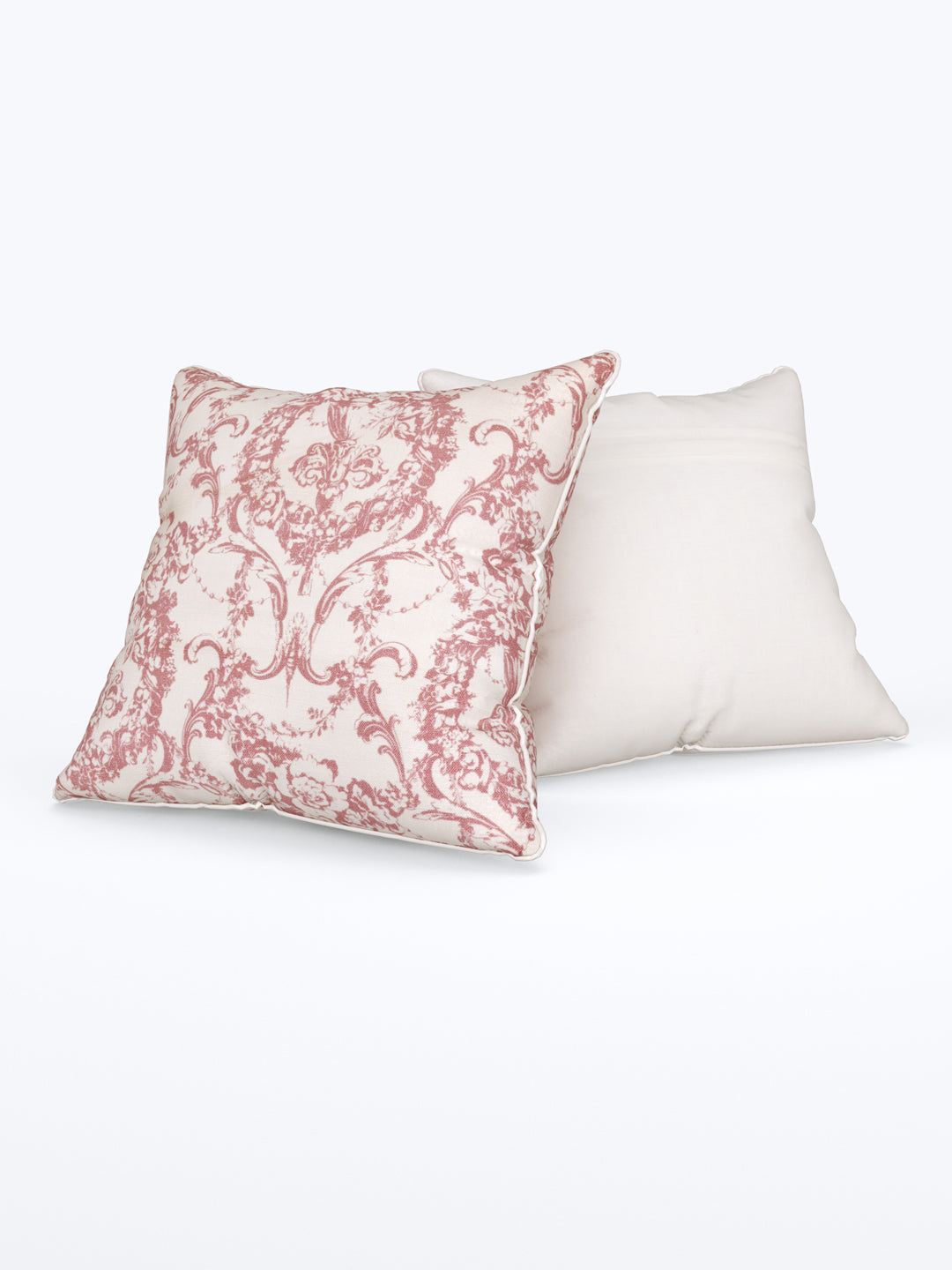 Cushion Cover Set Of 5; Traditional Pink