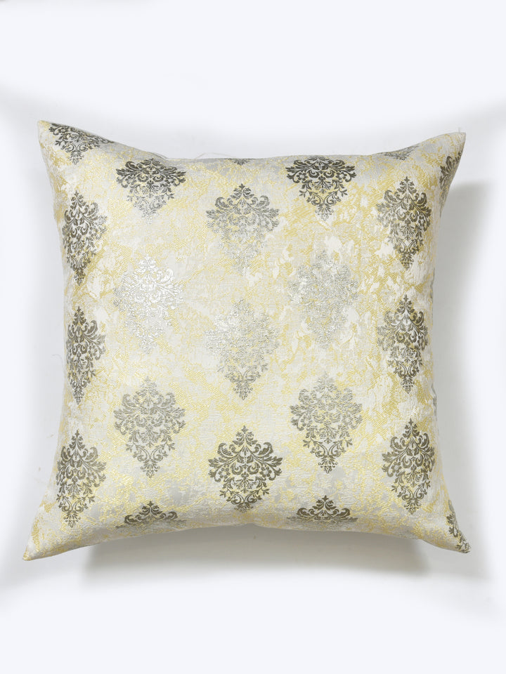 Cushion Covers Set Of 5; Silver Paisley