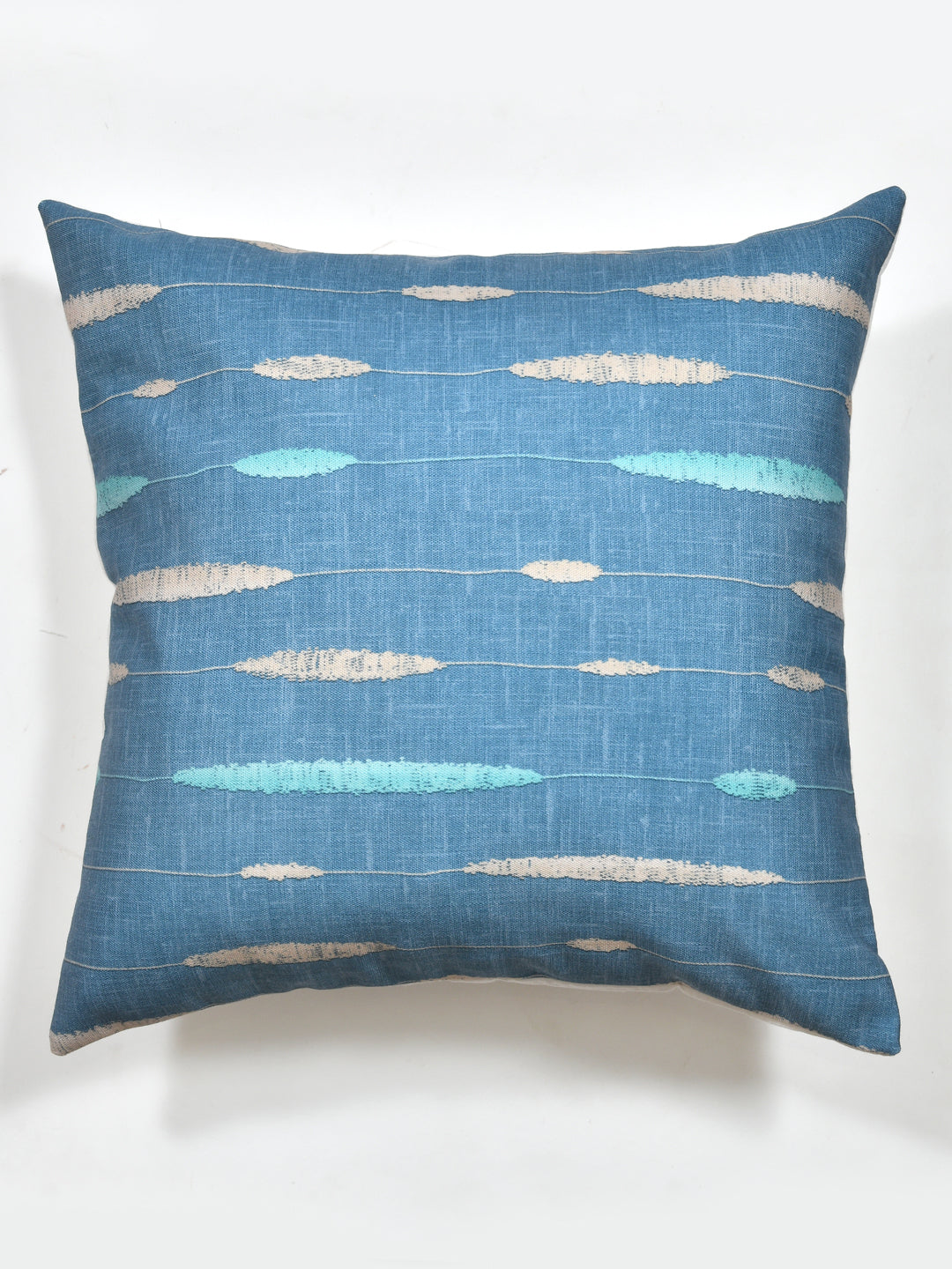 Cushion Covers Set Of 2; Denim Blue