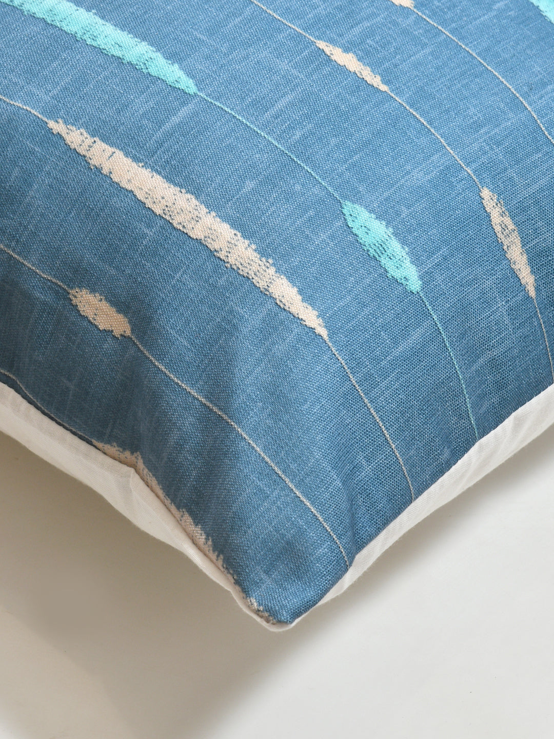 Cushion Covers Set Of 2; Denim Blue