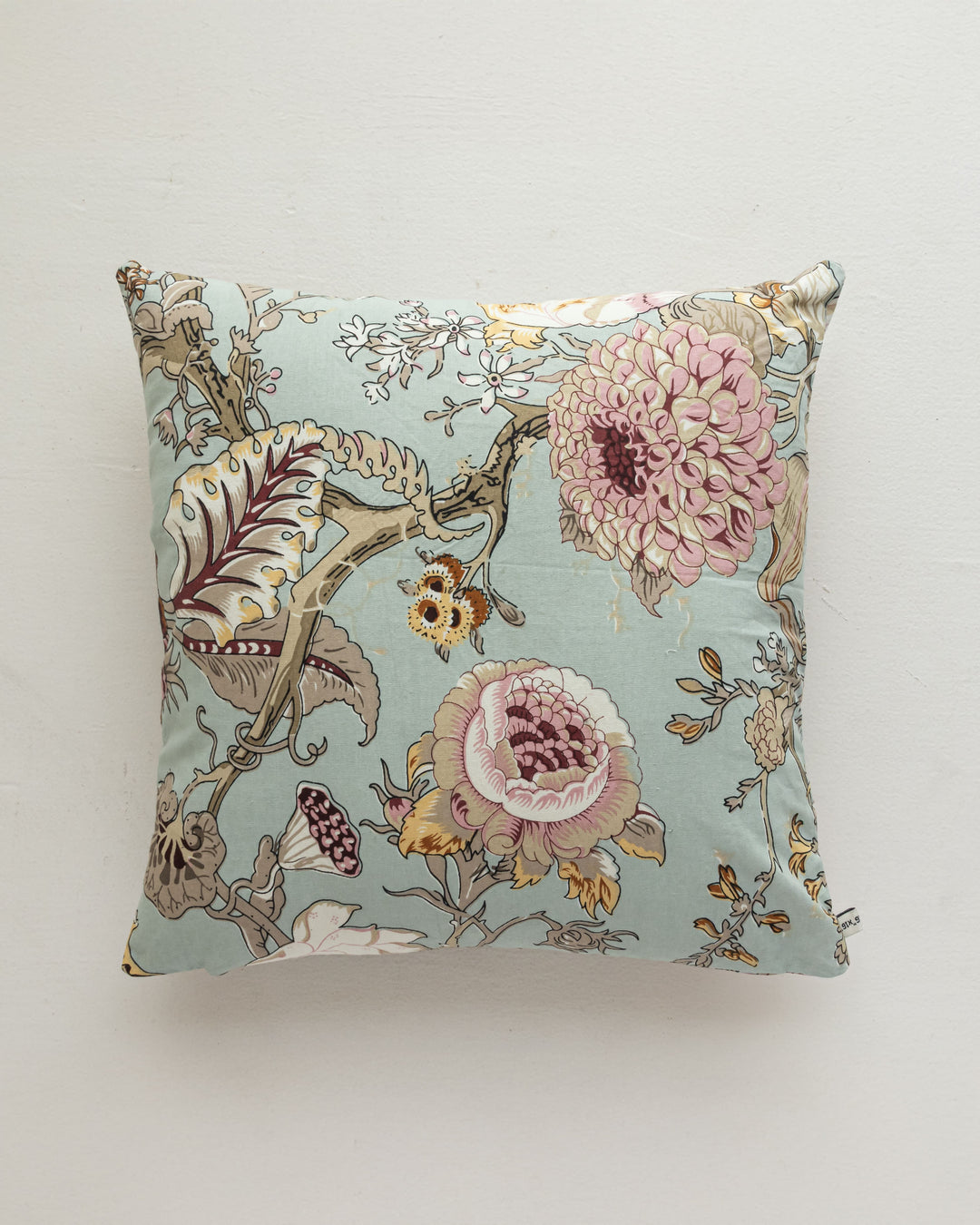 The Home Story Premium Cotton Decorative Throw Cushion Covers For Sofa Living Room ; Set Of 2; 16x16 Inches; Blush Green