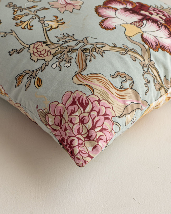 The Home Story Premium Cotton Decorative Throw Cushion Covers For Sofa Living Room ; Set Of 2; 16x16 Inches; Blush Green