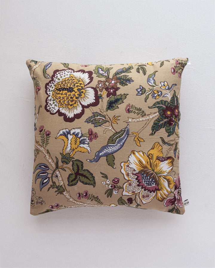 The Home Story Premium Cotton Decorative Throw Cushion Covers For Sofa Living Room ; Set Of 2; 16x16 Inches; Floral Fushion