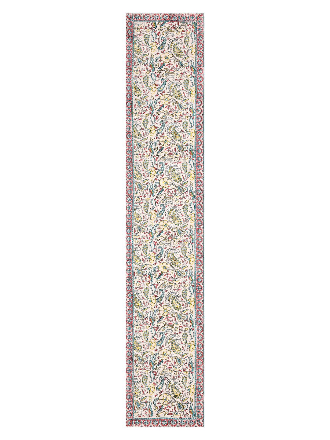 Table Runner; 13x70 Inches; Multicolor Leaves