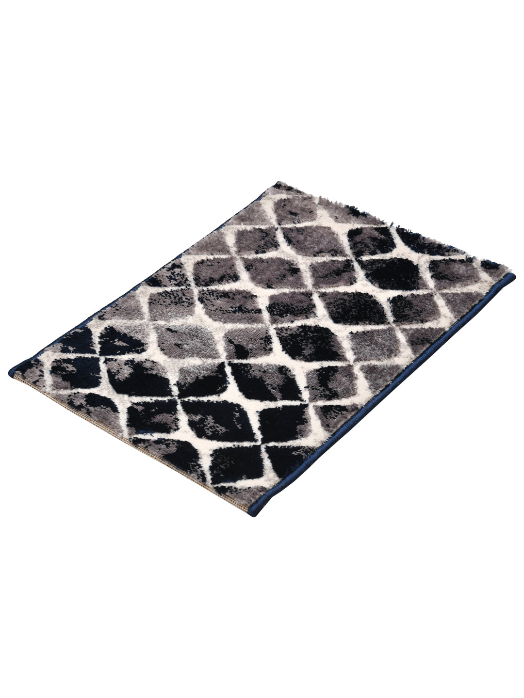 Doormat With Anti Skid Backing; 16x24 Inches; Grey Blue