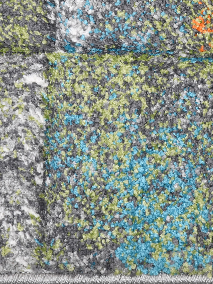 Doormat With Anti Skid Backing; 16x24 Inches; Multicolor Checks