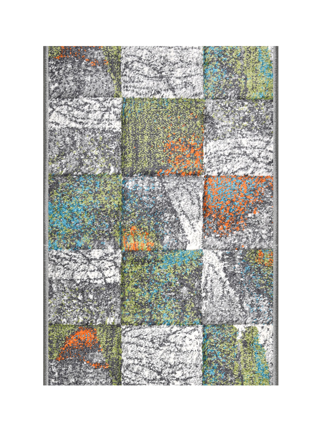 Doormat With Anti Skid Backing; 16x24 Inches; Multicolor Checks