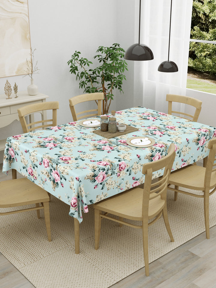 The Home Story 100% Cotton Table Cloth; Floral Embrace