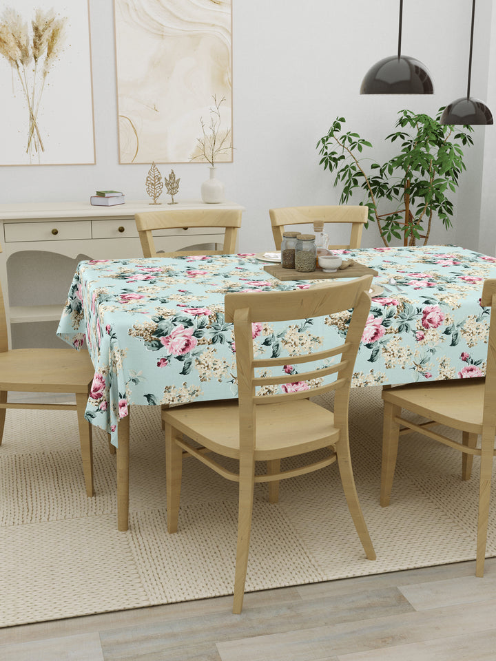 The Home Story 100% Cotton Table Cloth; Floral Embrace