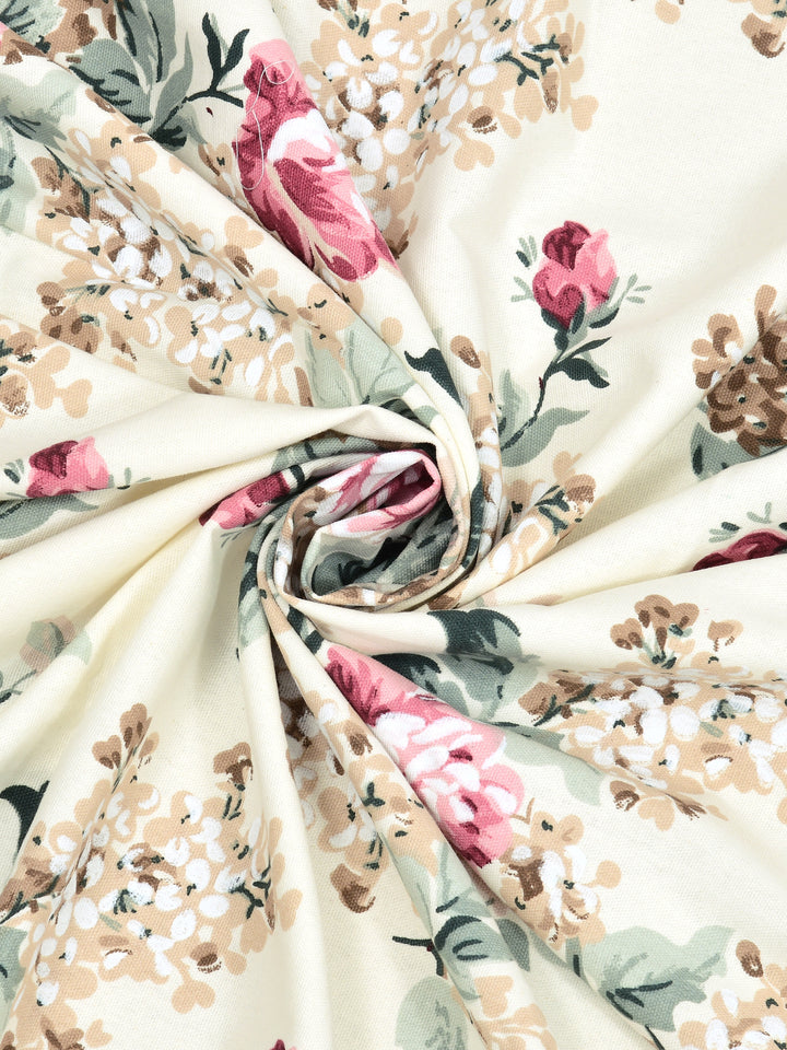 The Home Story 100% Cotton Table Cloth; Vivid Blossom