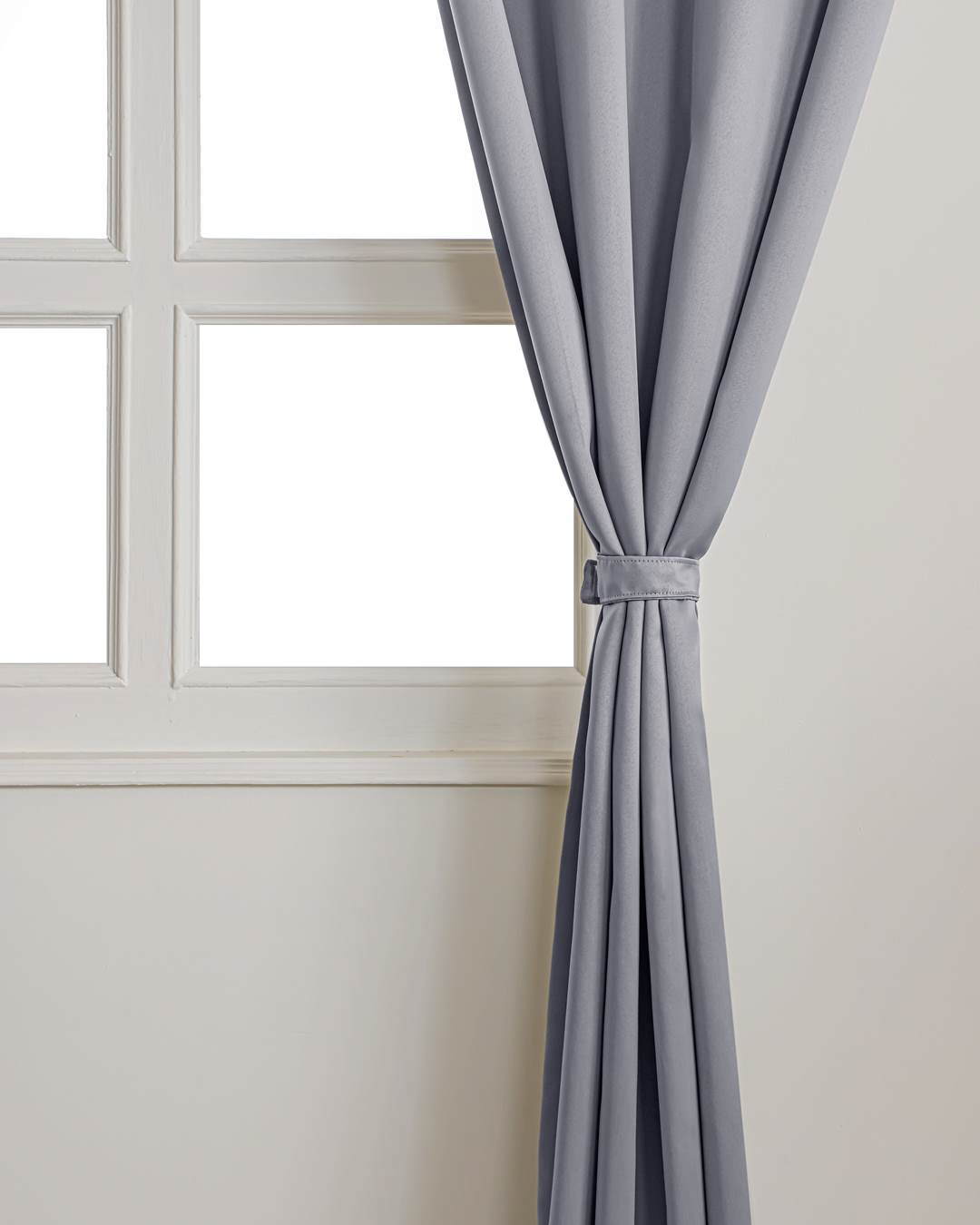 9 feet smoke grey blackout long drapes fully covering large glass doors