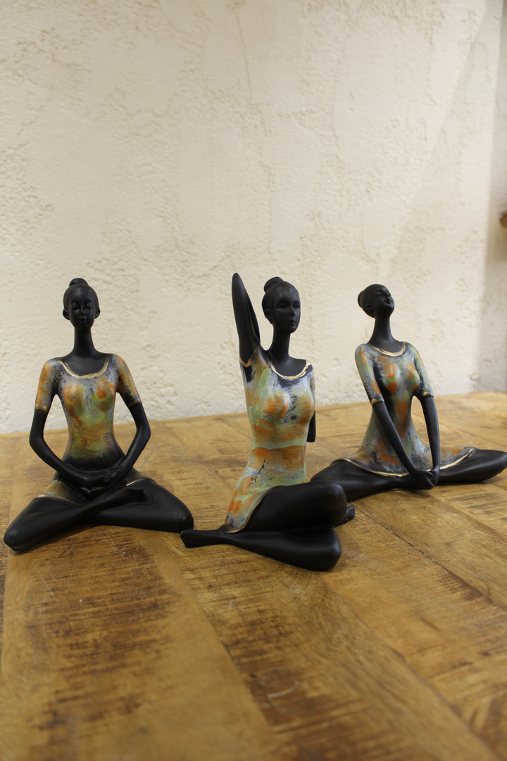 Artefact; Yoga Lady Set Of 3