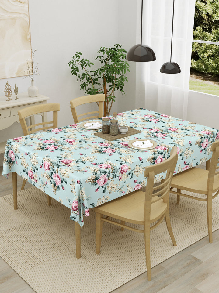 The Home Story 100% Cotton Table Cloth; Floral Embrace