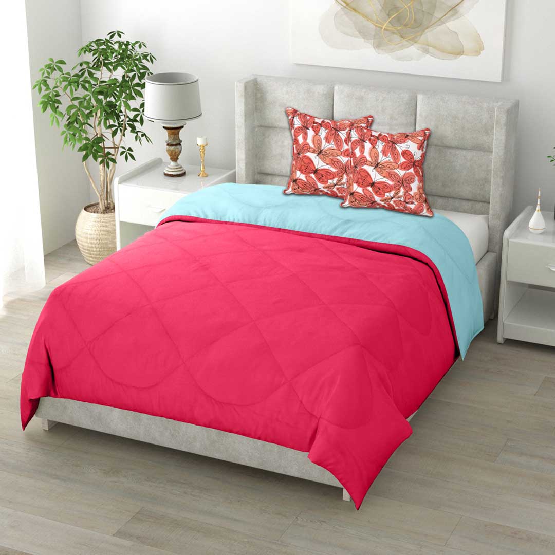 Single Comforter | 2 cushion covers