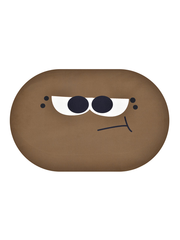 Bath Mat Super Absorbent Anti Slip; Cedar Brown
