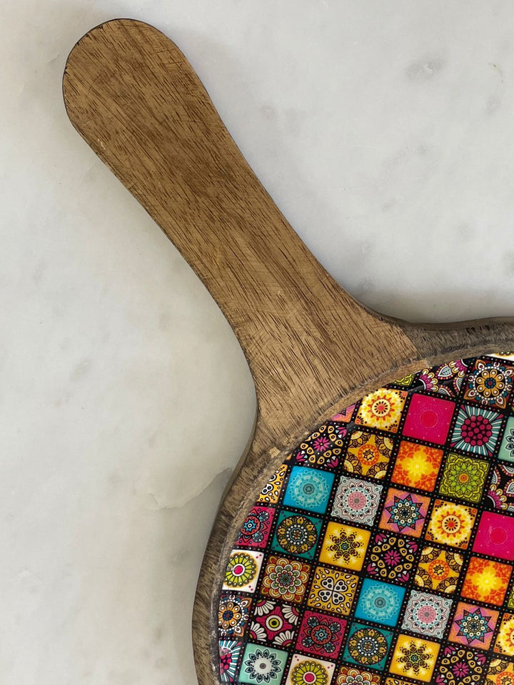 Wooden Platter  | Serving & Dining | Multicolor