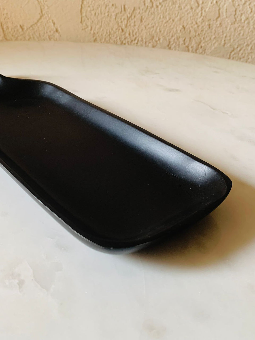 Iron Food Platter With Handle | Serving & Dining | Black