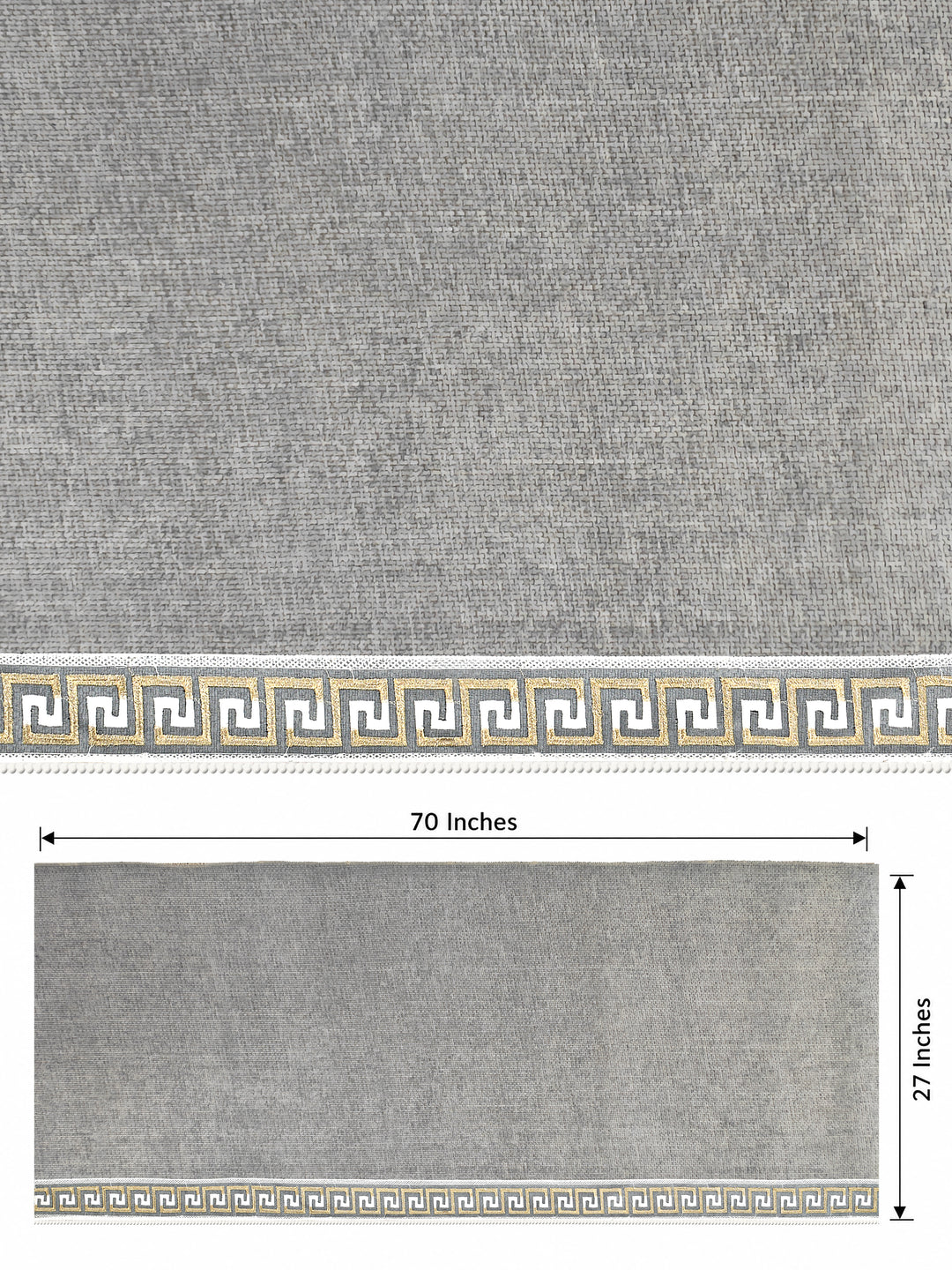 Suede Velvet Sofa Mat 3 Seater | Regal Edge – Mist Grey