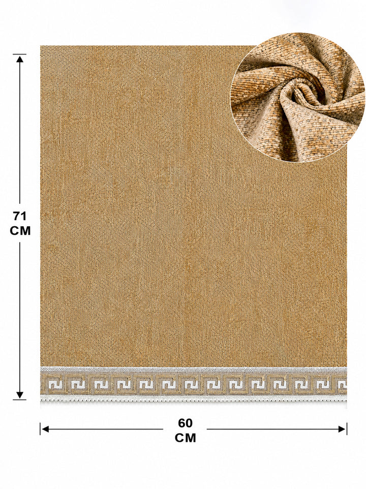 Suede Velvet Sofa Mat 1 Seater | Regal Edge – Desert Beige