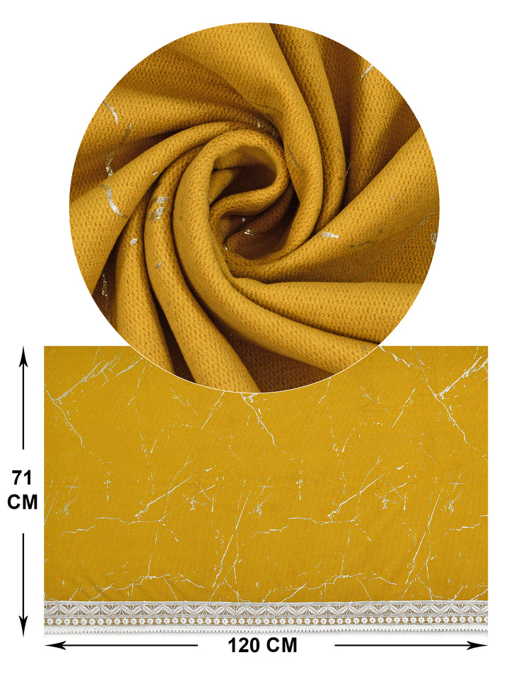Suede Velvet Sofa Mat 2 Seater | Marble Luxe - Mustard Gold