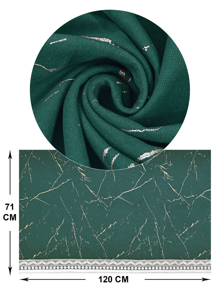 Suede Velvet Sofa Mat 2 Seater | Marble Luxe - Emerald Green