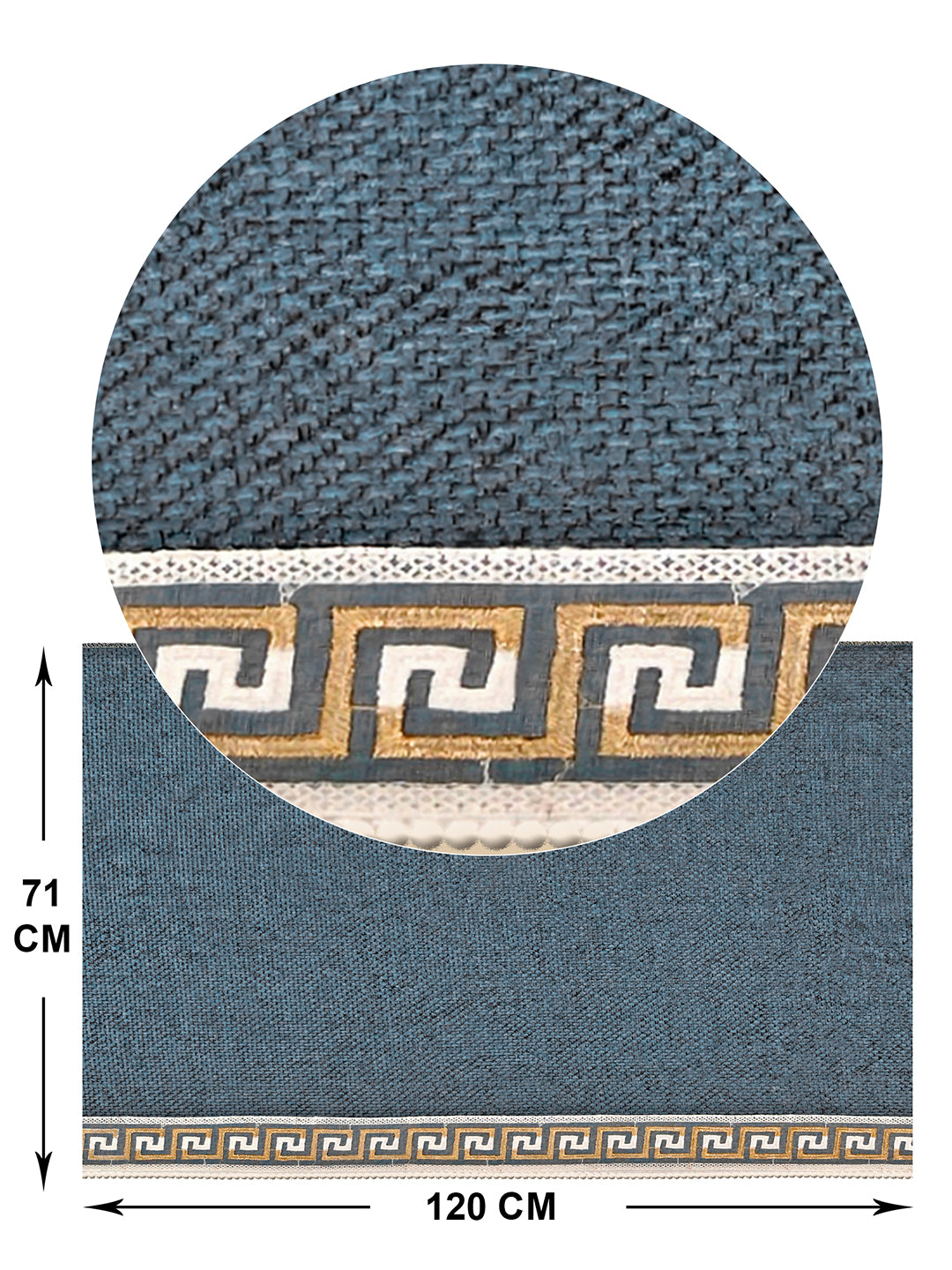Suede Velvet Sofa Mat 2 Seater | Regal Edge – Greyish Blue