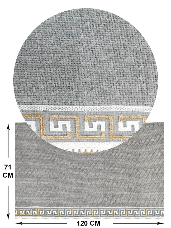 Suede Velvet Sofa Mat 2 Seater | Regal Edge – Mist Grey
