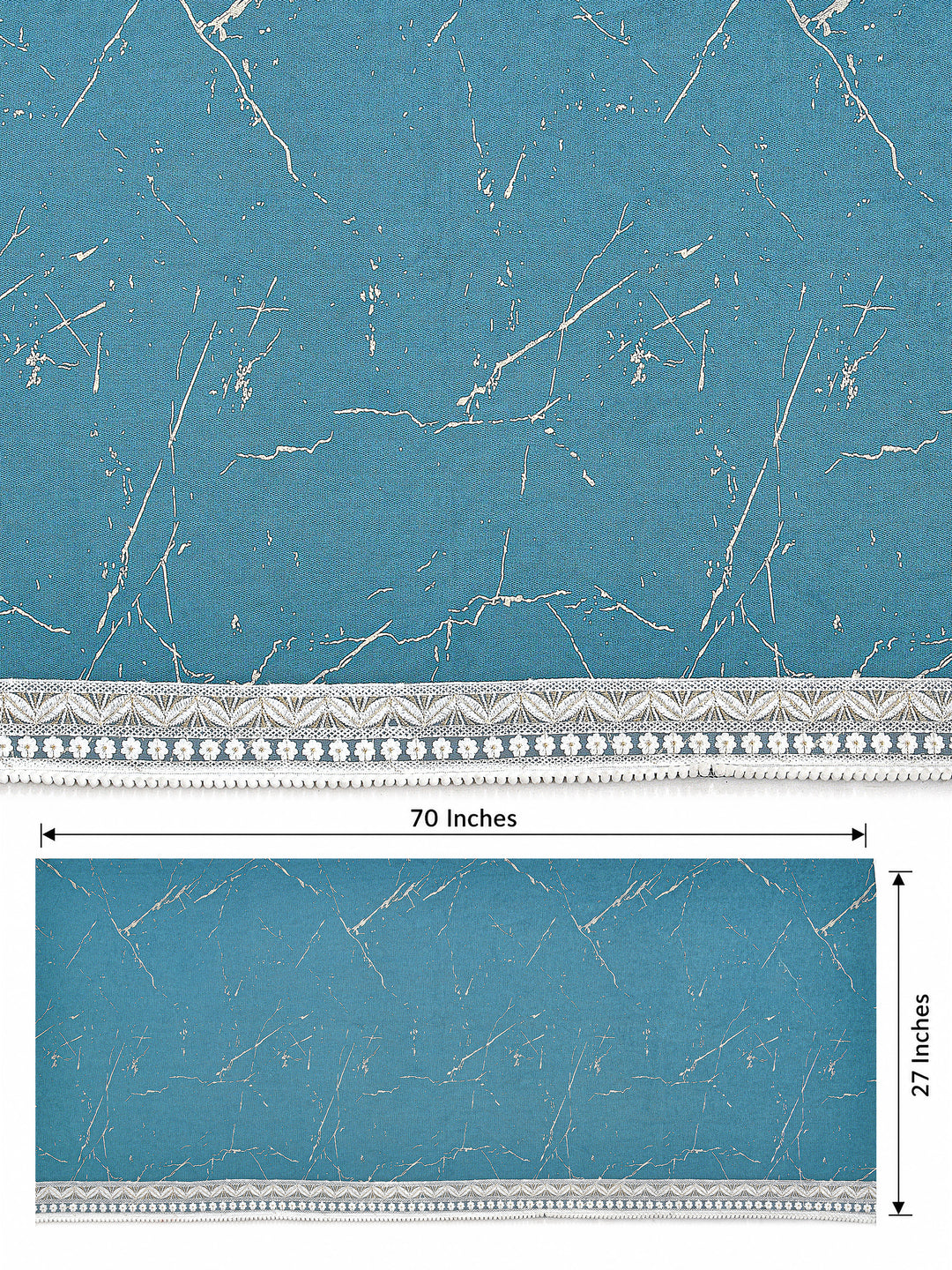 Suede Velvet Sofa Mat 3 Seater Back & Seat | Luxe Aqua Blue