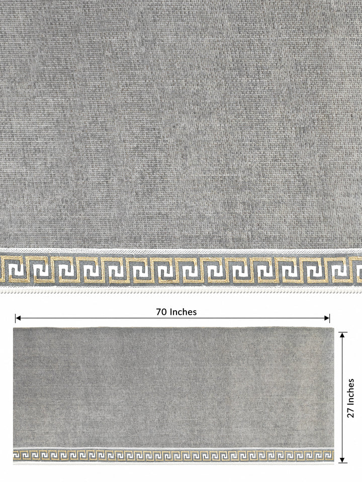 Suede Velvet Sofa Mat 3 Seater Back & Seat | Regal – Mist Grey