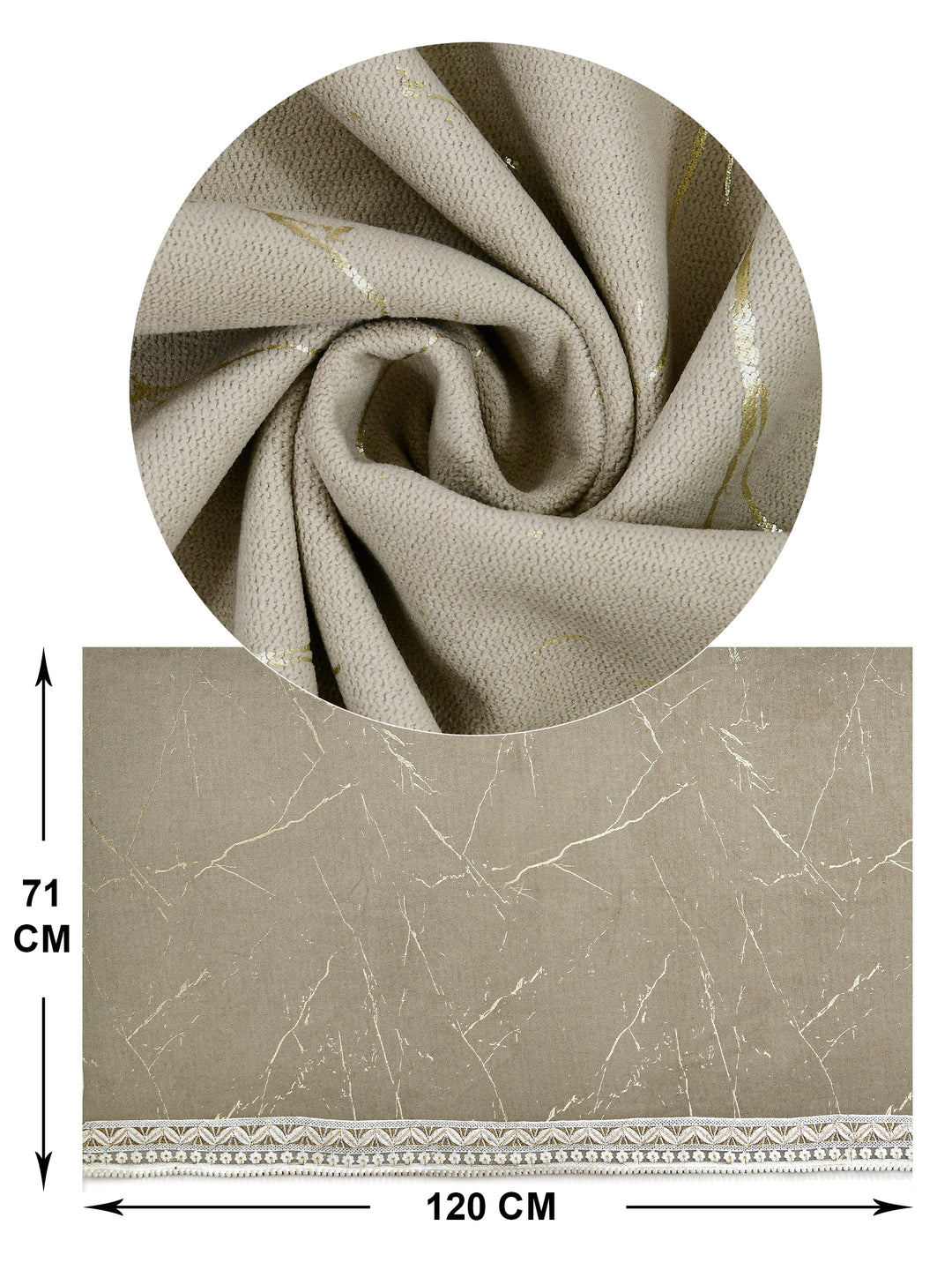 Suede Velvet Sofa Mat 2 Seater Back & Seat | Luxe Stone Beige