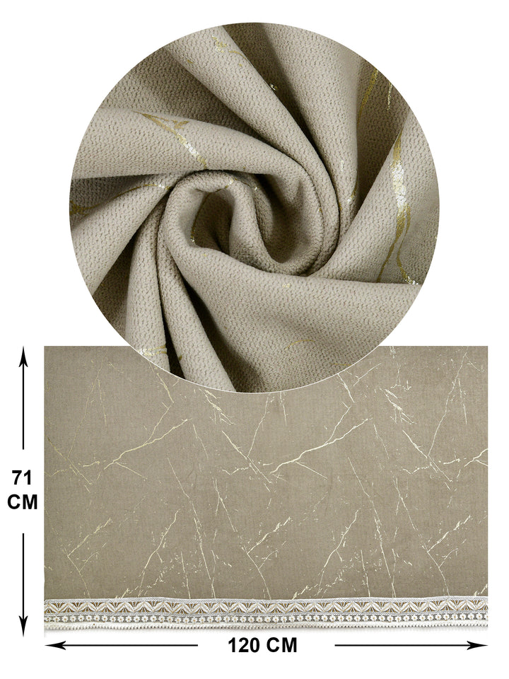 Suede Velvet Sofa Mat 2 Seater Back & Seat | Luxe Stone Beige