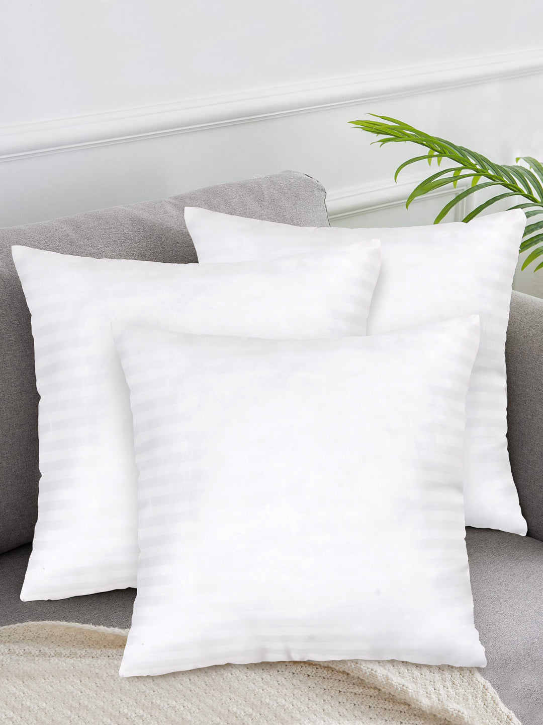 Microfiber Cushion Fillers White - Pack of 3